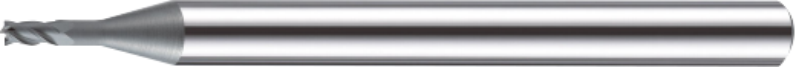 Koves DME435 4-flute flat carbide end mill for graphite, DIA-MAX series