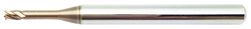 Koves NHRE430 4-flute long-neck flat carbide end mill, HR-MAX series