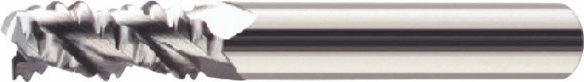 Koves ALRE327 3-flute roughing carbide end mill for aluminum, ALU-MAX series