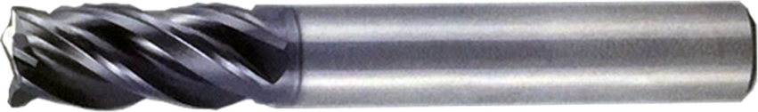 Koves XSE445 4-flute flat unequal helix carbide end mill for stainless steel, XS-MAX series