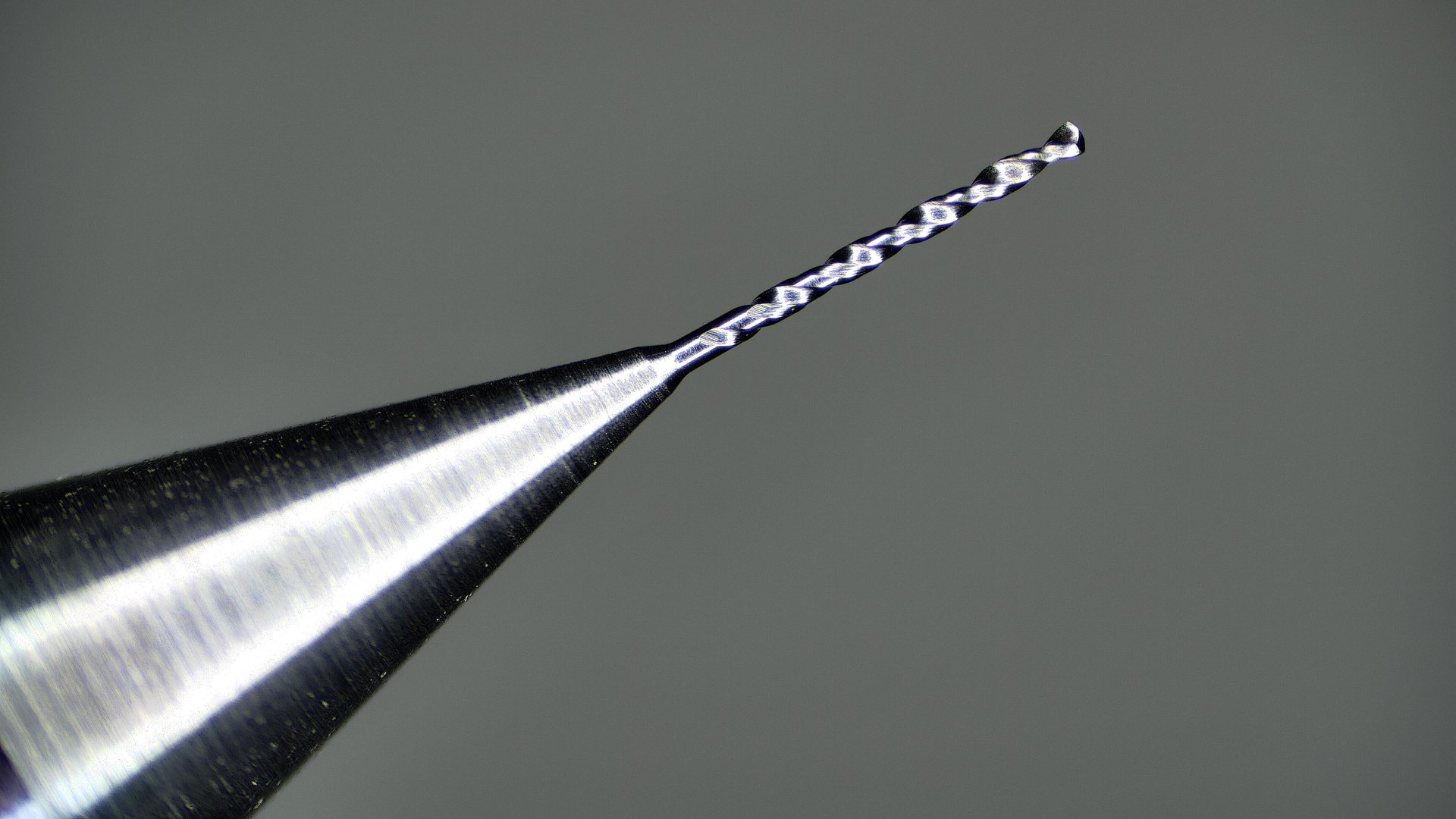 Koves CHXD coated left-hand rotation carbide micro drill