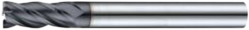 Koves HSE435 4-flute flat carbide end mill for stainless steel, HS-MAX series